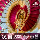 High Quality Most Popular Palace Classical Hand-Tufted Wool Stair Carpet for Hotel