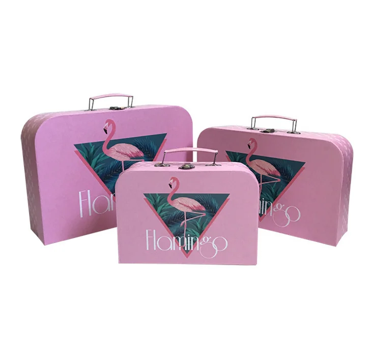 wholesale cardboard suitcases wedding favor packaging gift box