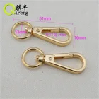 hot guangzhou factory metal handbag making part snap hook with chain