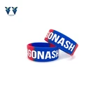 Fashion accessories rubber bangle, cheap custom silicone wristband rubber bracelets
