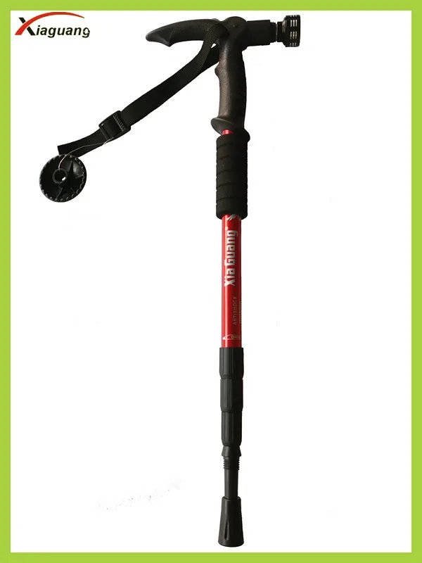 Popular T Handle Antishock Hiking Stick Walking Stick Cane Adjustable