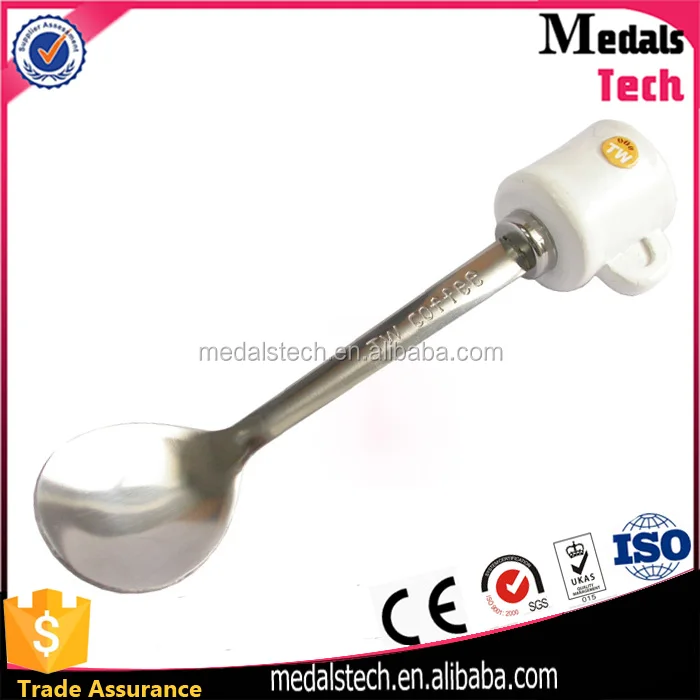Factory direct sale eco-friendly new style  metal spoon with custom logo