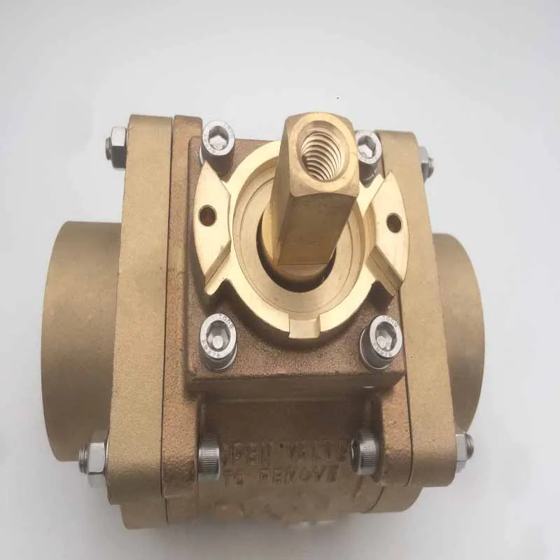 2" 3" Elkhart Brass Bronze Body Stainless Steel Ball Manual and Remote