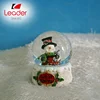 BSCI Audit Christmas Snowman Water Ball Polyresin Snow Globe Custom, snow globe wholesale