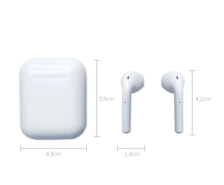 Best magnetic mini wireless I9S TWS bluetooth 5.0 waterproof earphone long battery - ANKUX.COM
