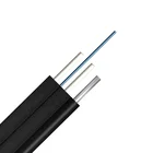 FTTH Drop G657A FRP/Steel Wire 1 Core Fiber Optic Cable Indoor