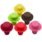 Silicone Wine Stopper Caps with screw threaded Cork Fits to Seal and Preserve Your Favorite Wine