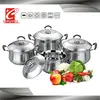 kitchen ware products 3-ply stainless steel cookware CYCA318C-15C
