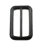 Square nylon pin buckles for women's coat