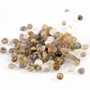 Natural Gray Agate Tumbled Stone Chip Beads, No Hole Undrilled Loose Chip Stone, Smooth Crystal Gemstone Chips