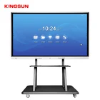 75 Inch smart interactive whiteboard ir touch all in one computer for classroom