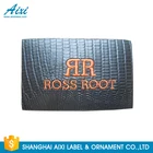 Factory Custom Metal Logo Embossed Leather Labels for clothing
