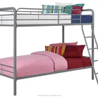 High Quality Easy Assembly Two Floor Metal Double Steel Two Decker Bunk Bed