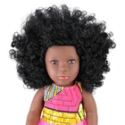 Plastic Dolls Plastic Hot Sell Fashion Plastic 16inch Black Baby Dolls Toys Wholesale