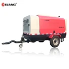 EL400 Electrical Free Diesel Portable Air Compressor for Rock Drilling Machine