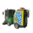 China Haide CHD5021TSL diesel engine airport runway sweeper truck