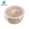 High Quality 550ml Wheat Straw Plastic Food Container Fresh Sealed Crisper Bowl