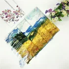 Digital Printing Women's Polyester Cashmere Hijab Scarf Knit
