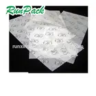 Runxing food hamburger wrapping wax paper burger wrap sheets
