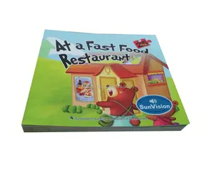 english educational book with touch pen for kids