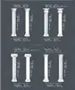 Polyurethane building material European style PU decorative Roman Column