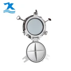 Aluminium round porthole marine fixed rectangular window