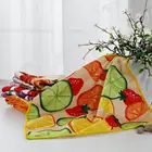 Factory print microfiber clean cloth napkin microfiber wash towel wipe rag