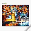 paintboy castle 40*50 frameless handmade DIY digital canvas painting by numbers home decoration