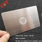 Logo Customization Business Cards Metal Card High Quality Cheapest Price Metal Stainless Steel Business Cards