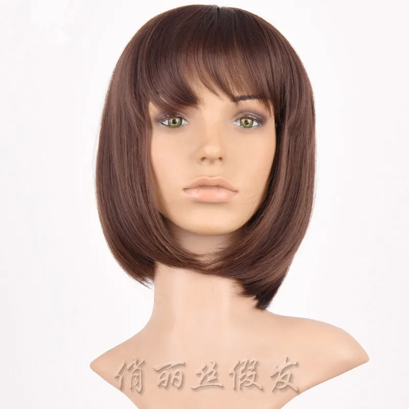 Korean Short Curly Hair Wigs For Women