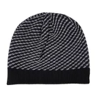 2019 amazon men fashionable design customized knit wear wool beanie