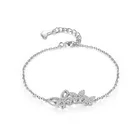 Honey Accessories Sexy Bangle Cute Butterfly Charm Bracelet For Women