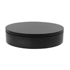 ComXim 20cm Black Random Direction Rotation Round Electric Turntable Toy Rotating Disc Photo Small Base