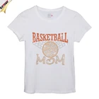 Bling Rhinestone Basketball Mom Latest Iron on Transfer T-shirt
