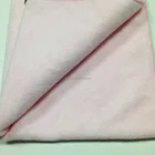 Light pink microfiber terry cloth with thickness weight