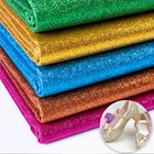 100 Recycled Imitation Special Pvc Synthetic Leather Price Fabric Pu Artificial Faux Chunky Glitter PU Leather For Shoes
