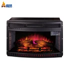 26" curved front indoor electric fireplace insert
