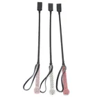Leather hors whip bondage sex toy diamond bull products whip for male