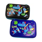 2019 Wholesale 3D Logo Large Waterproof Storage Hard EVA Custom School Pencil Case for Kid