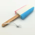 OEM ODM popsicle shape baby infant foam bath scrub sponge brush