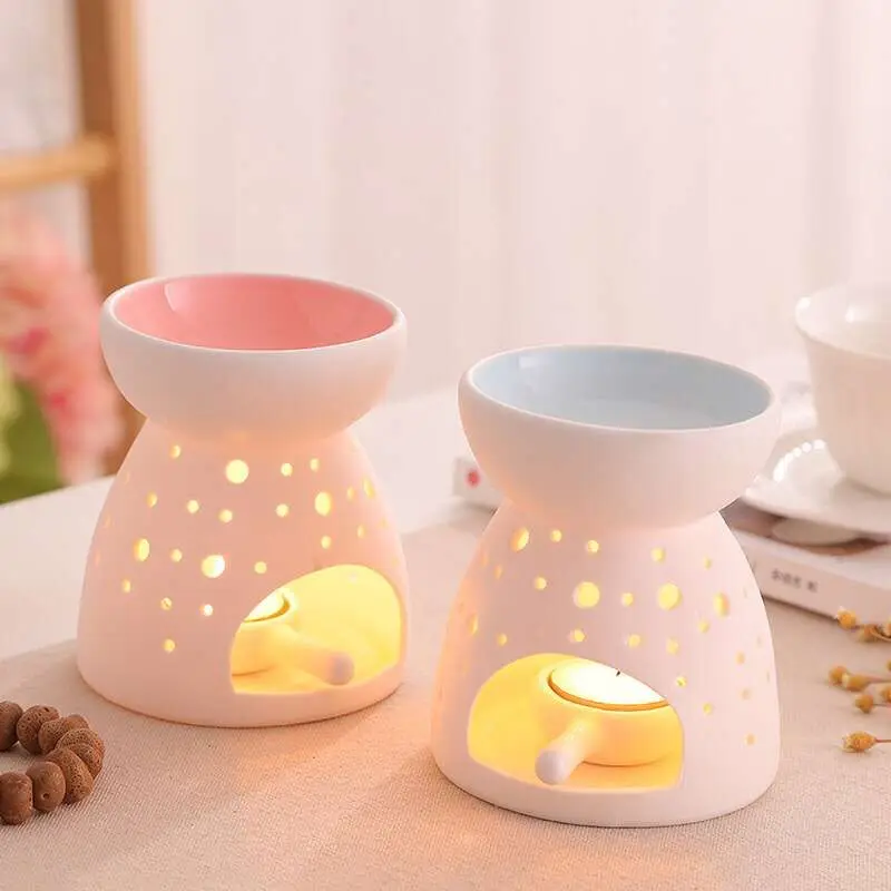 Ceramic Oil Burner Aroma Oil Burners For Perfume Tealight Candles