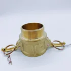 Type B brass camlock couplings quick connect brass pipe fitting