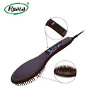 360 Swiveling beauty star electric hair brush straightener