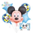 Hot sale aluminum balloon square Mickey Minnie head children's toys birthday party Baby shower foil balloon