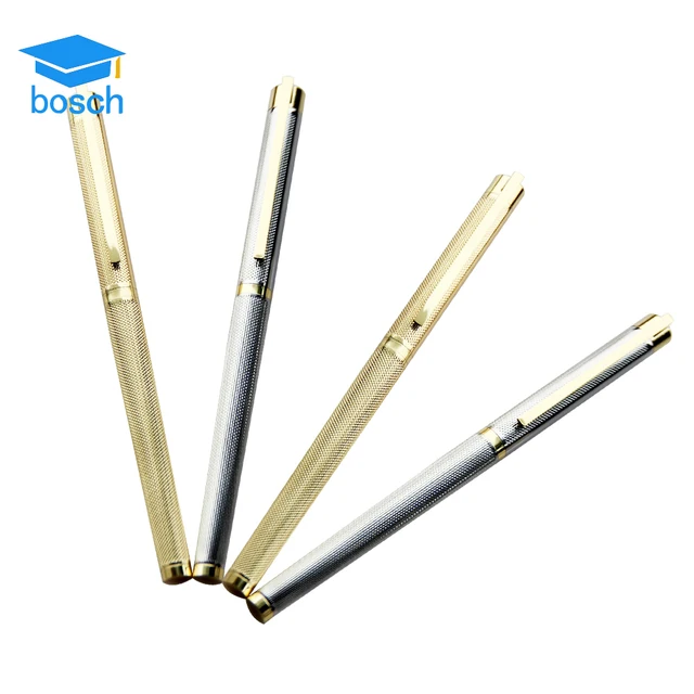 gold metal pen gift custom made rollerball pen with logo metal