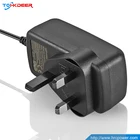 BS UK standard wall mount power 12 volt ac adapter with UL plug
