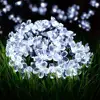 New 100 LED white sakura Solar String Lights Garden Party Christmas Outdoor