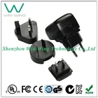 EU US UK AU interchangeable Plug USB AC to DC Power Adapter 5 Volt 2 Amp 10 Watt with UL CE FCC GS ROHS SAA C-TICK Approval