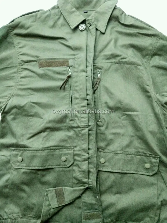 High Quality Polyester Cotton Green Military Tactical Uniforms For