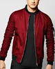 Cotton Bomber Men Fashionable Red Jacket